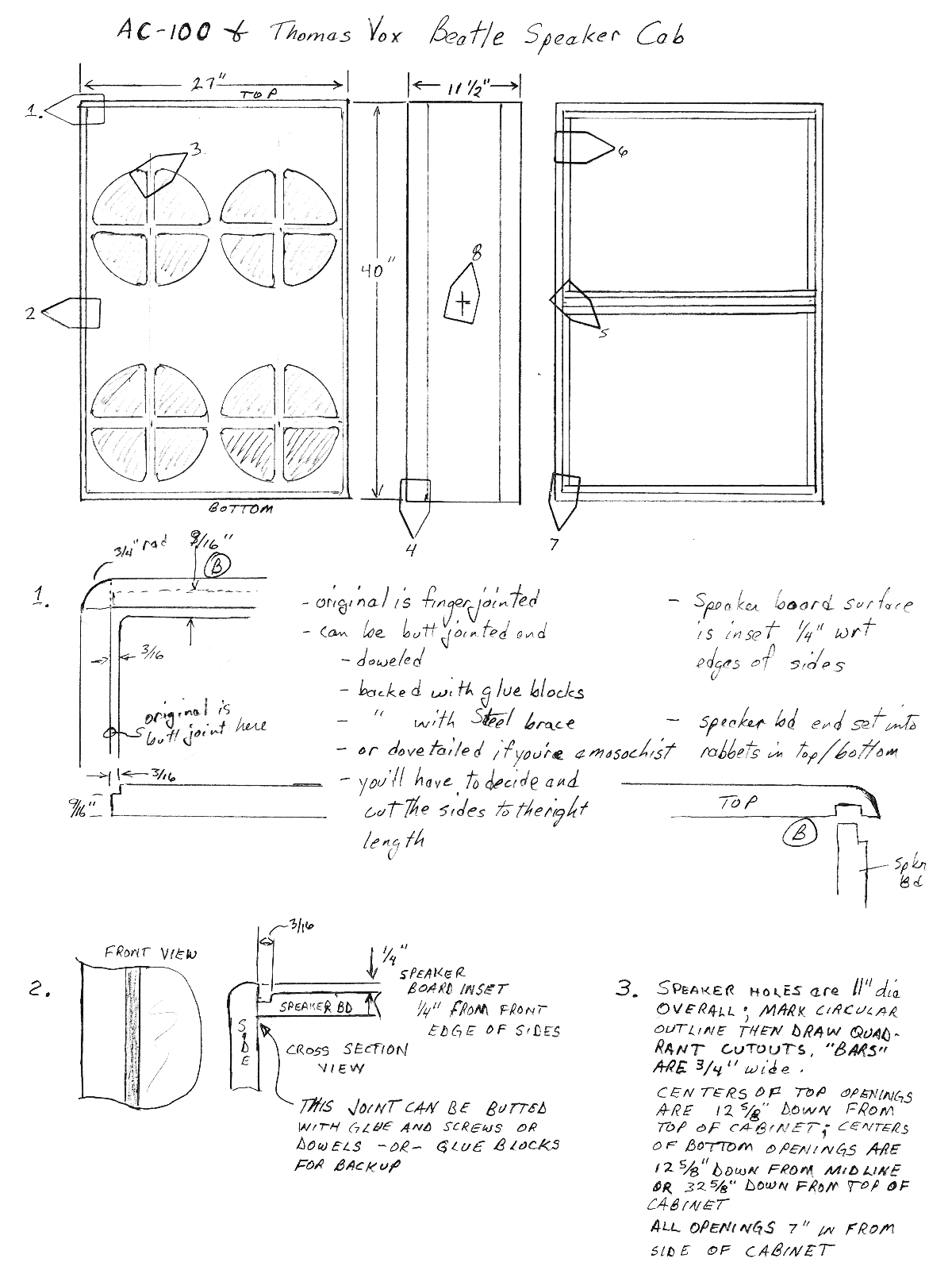 Cabinet Joinery Details