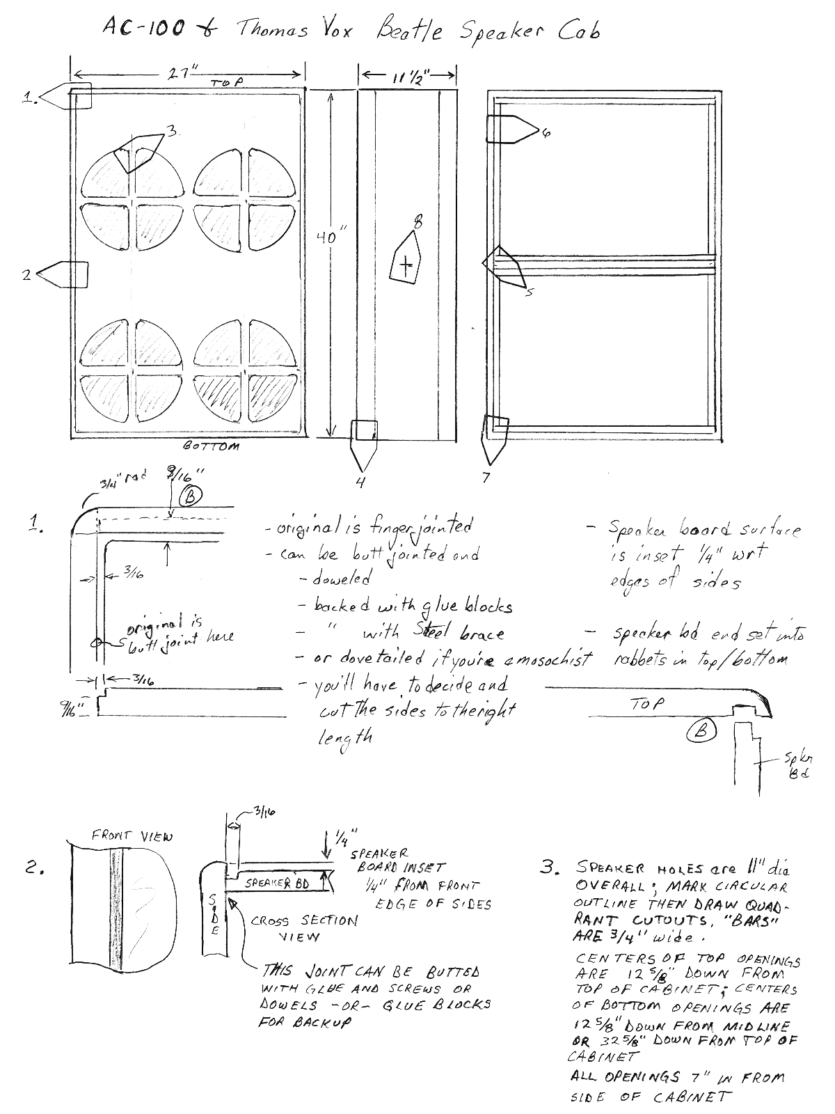 Building Repro Cabinets For Vox Amps