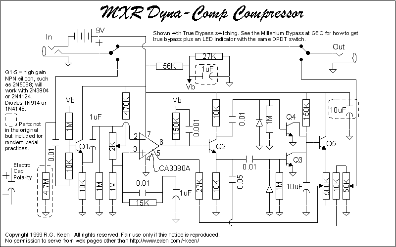 Dyna Comp Transistor Changes