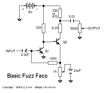 Fuzz Face Circuit Diagram