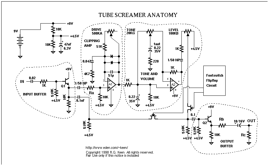 Schematic screamer ts9 tube ts9 schematic