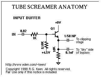 Schematic ts9 tube screamer Guitar FX