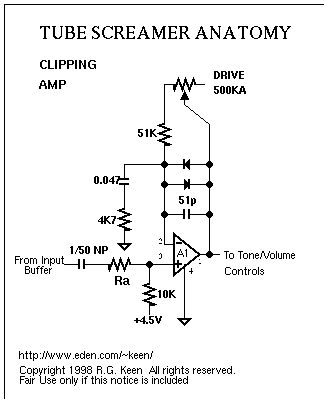 Schematic ts9 tube screamer Ibanez Tube