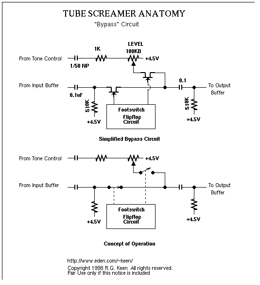 Schematic ts9 tube screamer Modifying a